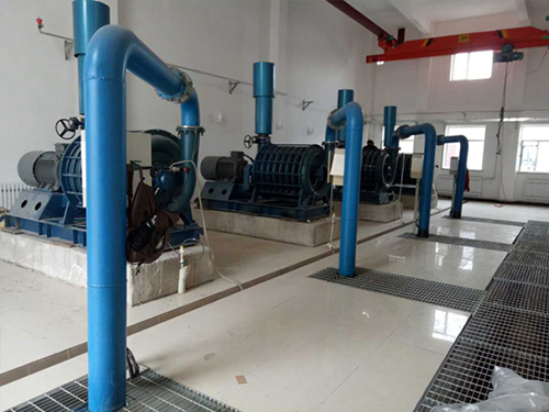 In use of fans in Henan sewage treatment plant